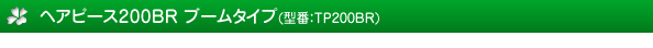 ヘアピース200BRブームタイプ 型番TP200BR